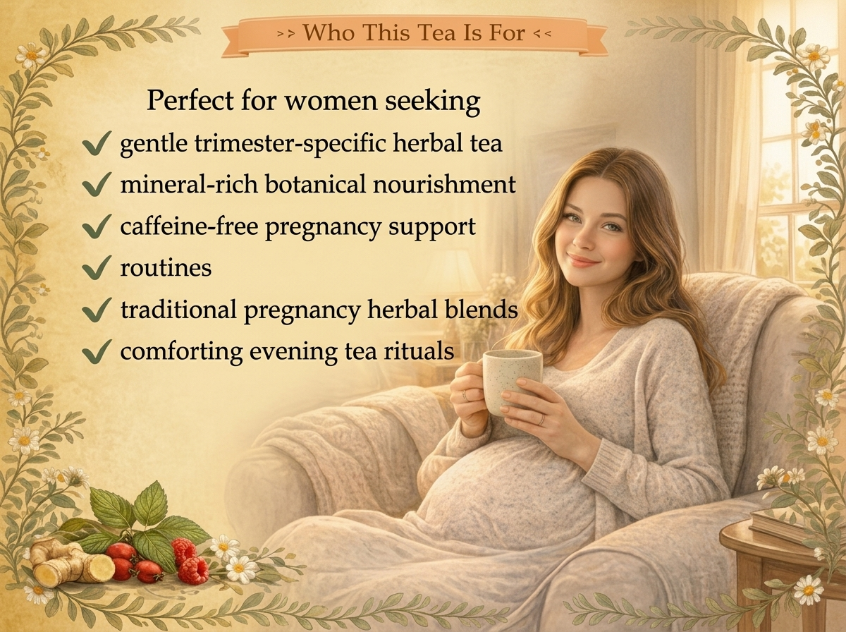 Jade Tea - Organic Third Trimester Tea | Pregnancy Tea - Toning & Birth Preparation | Maximized Uterine Health for Labor & Postpartum Recovery | Caffeine-Free, Fair Trade, Sustainable, Made In USA